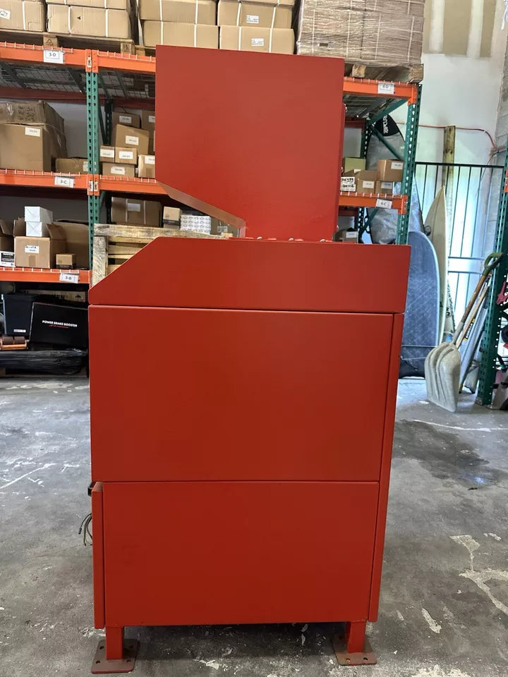 Glass bottle crusher machine