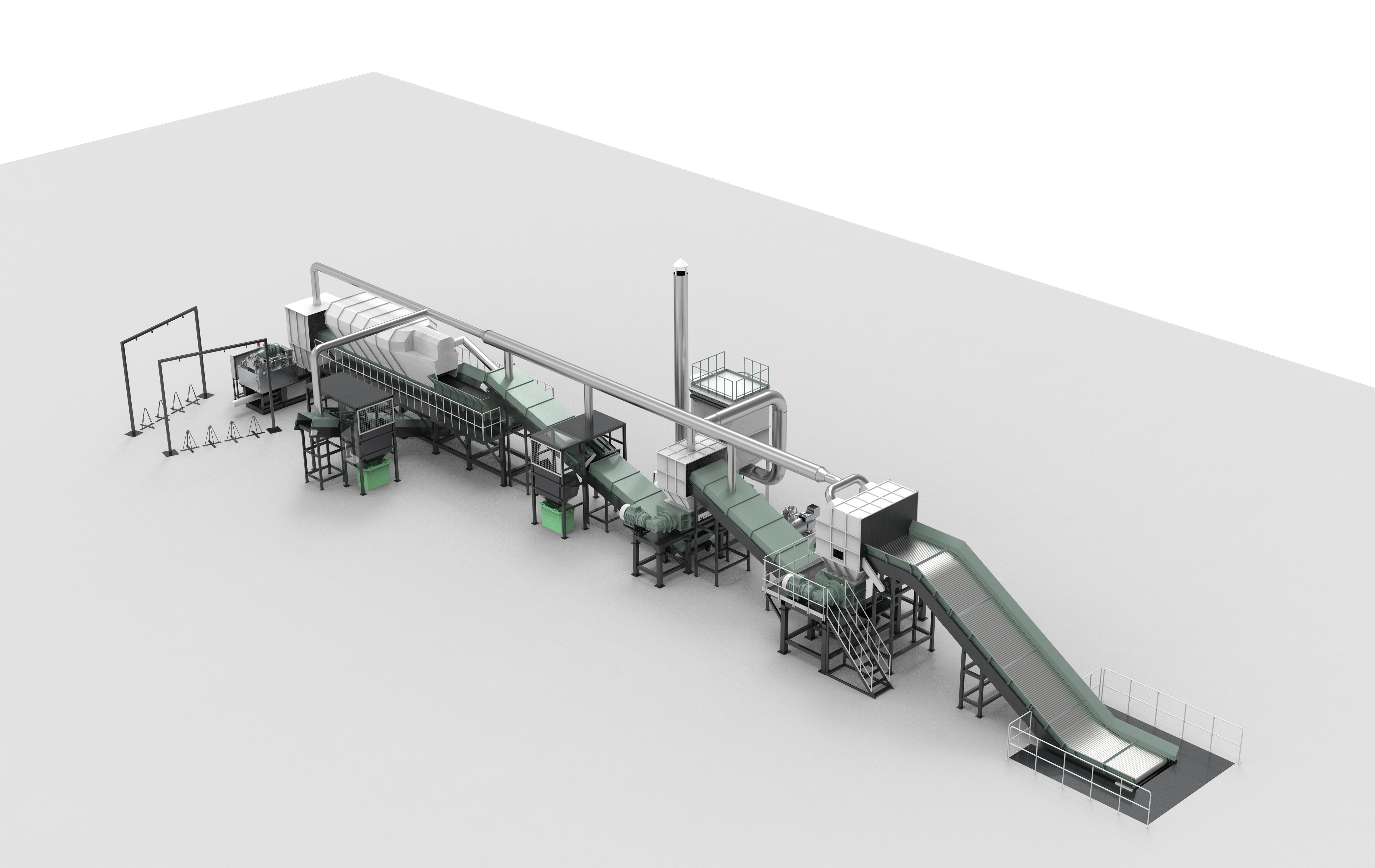Ep Tech Línea de reciclaje de residuos voluminosos – EP Tech Recycling Machineries