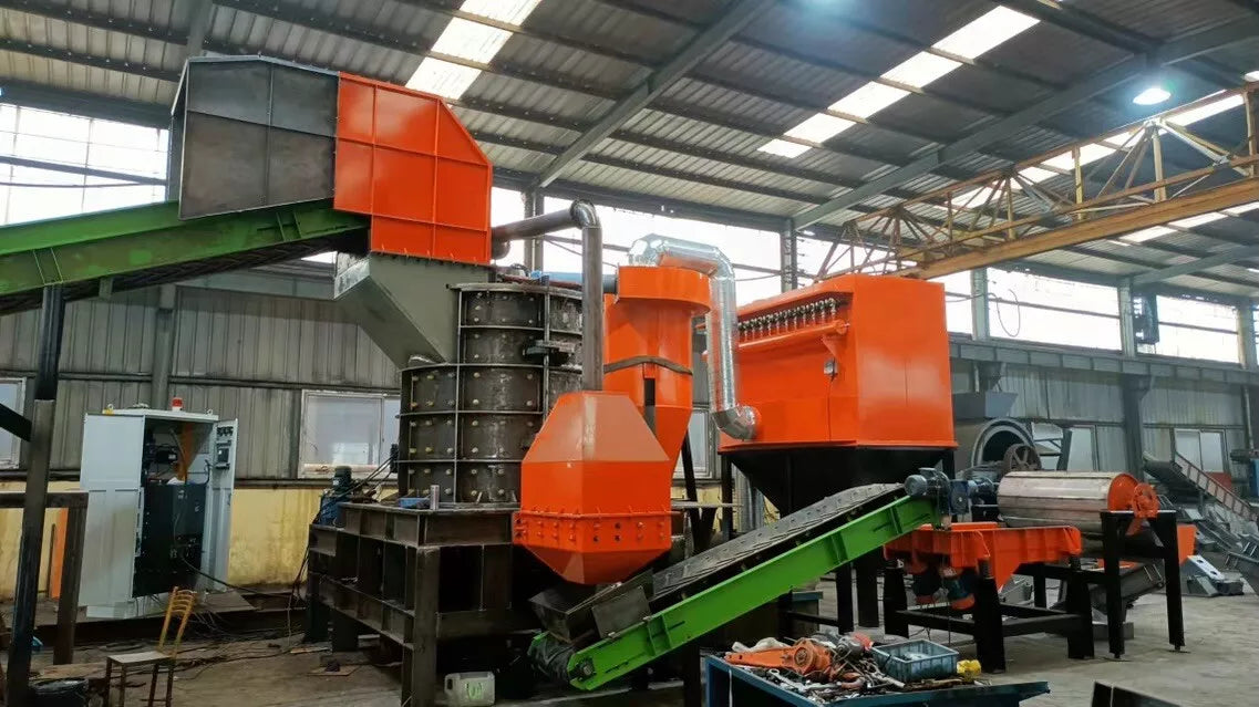 Scrap Metal Shredder and Separation Line 240 Hp