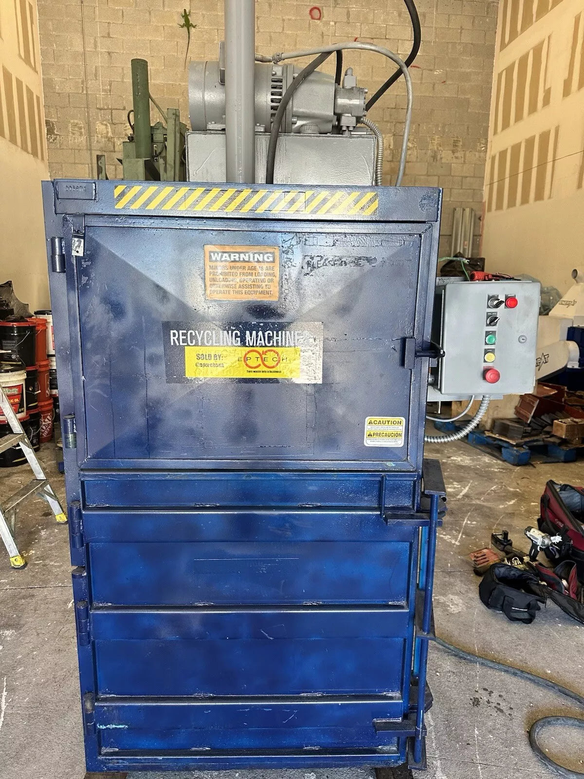 Ep Tech Cardboard Vertical Baler For retail and small spaces – EP Tech ...